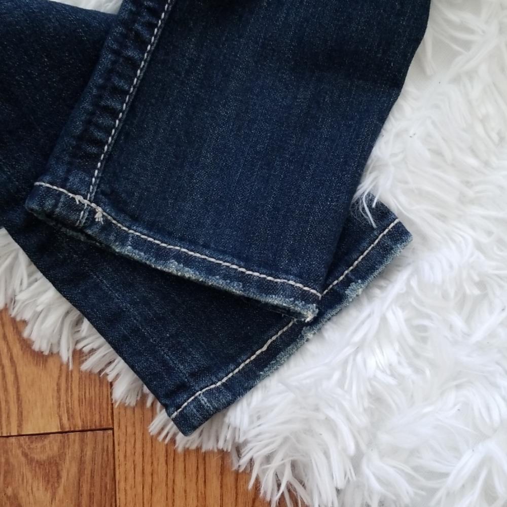 Miss Me Blue Wash Bling Pocket Skinny Jean - Picture 6 of 8
